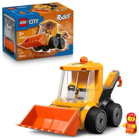 LEGO City Rides β Construction Loader - Mini Car Building Kit For Ages 5 Years & Up