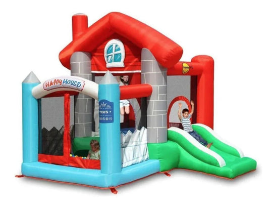 Happy Hop: Happy House Inflatable Jumping Castle 735W Blower Included