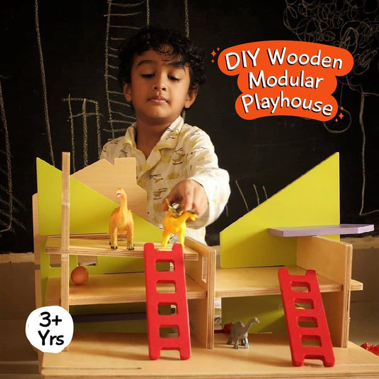 DIY Wooden Modular Playhouse - 3 Years+