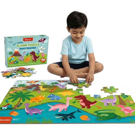 Dinosaur Jumbo Floor Puzzle for Kids – 48 Pieces (3+ Years)