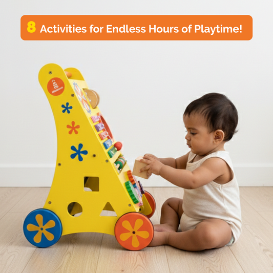 Musical Activity Walker โ 8-in-1 with Interactive Learning Panels