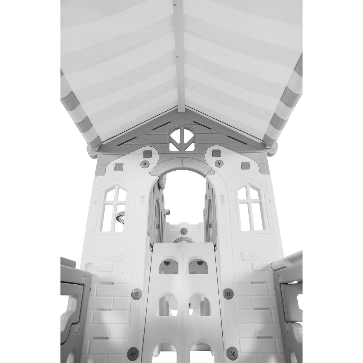 9 in 1 Toddler Slide, Freestanding Kid Climber Slide Playset, Toddler Playhouse, Indoor Outdoor Toy for Toddlers Age 1-3+ 735W Blower Included