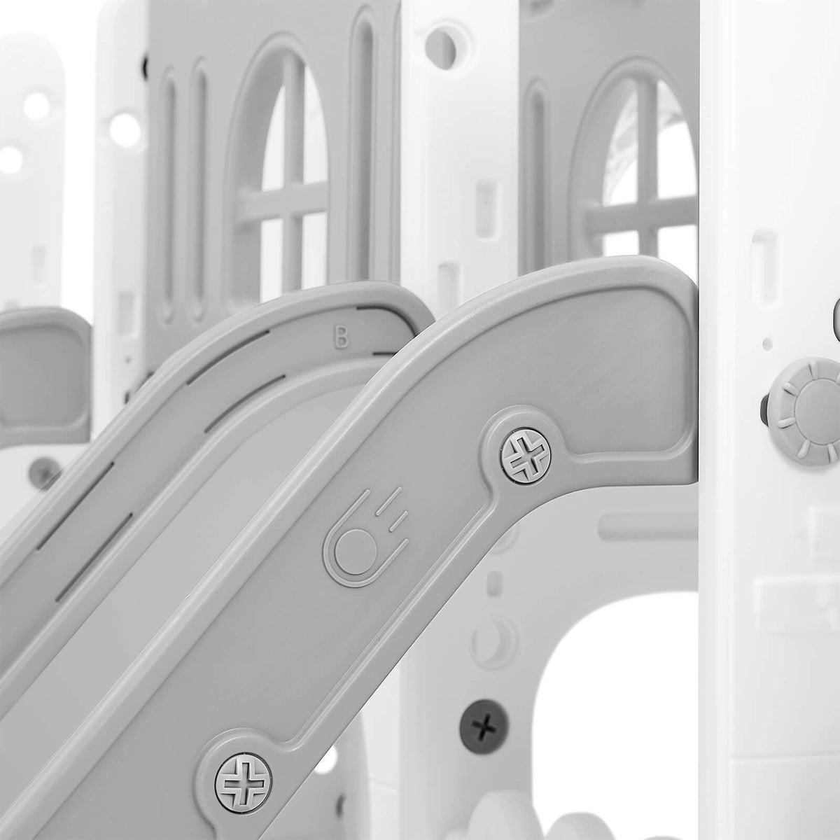 9 in 1 Toddler Slide, Toddler Playground with Double Slides, Backyard Playset for Toddlers Age 1-3+