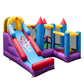 5-in-1 Inflatable Bounce House with 735W Blower and 50 Ocean Balls Free