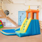 Inflatable Water Slide Kids Bounce House with 740W Blower free