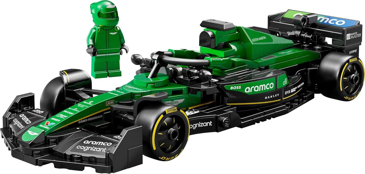 LEGO Speed Champions Aston Martin Aramco F1 AMR24 Race Car Building Kit For Ages 10+