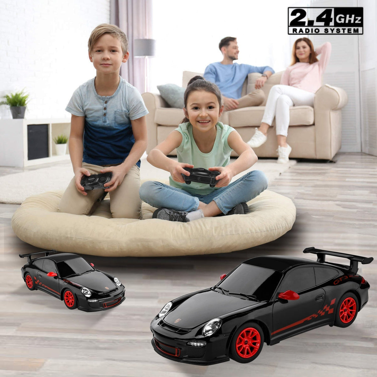 BEZGAR RC Car, Officially Licensed Porsche 911 GT3 RS Model RC Car