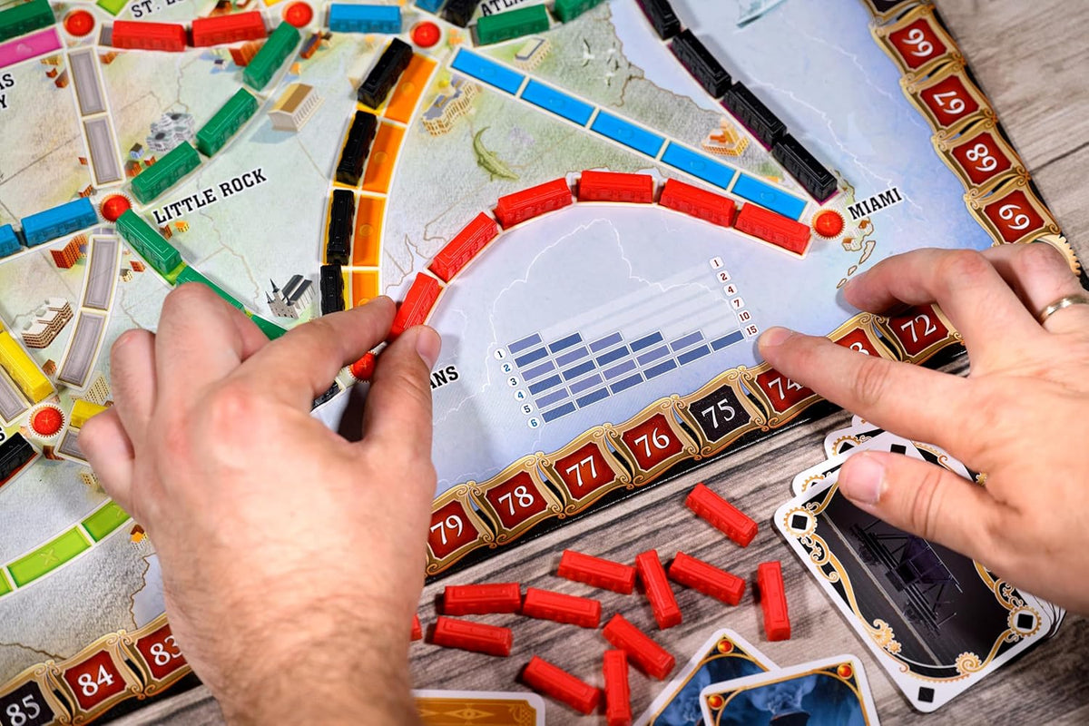 Amodee Ticket To Ride North America (2025 Refresh) 2-5 Person Strategy Board Game For Teenagers & Adults Ages 14+ By Days of Wonder