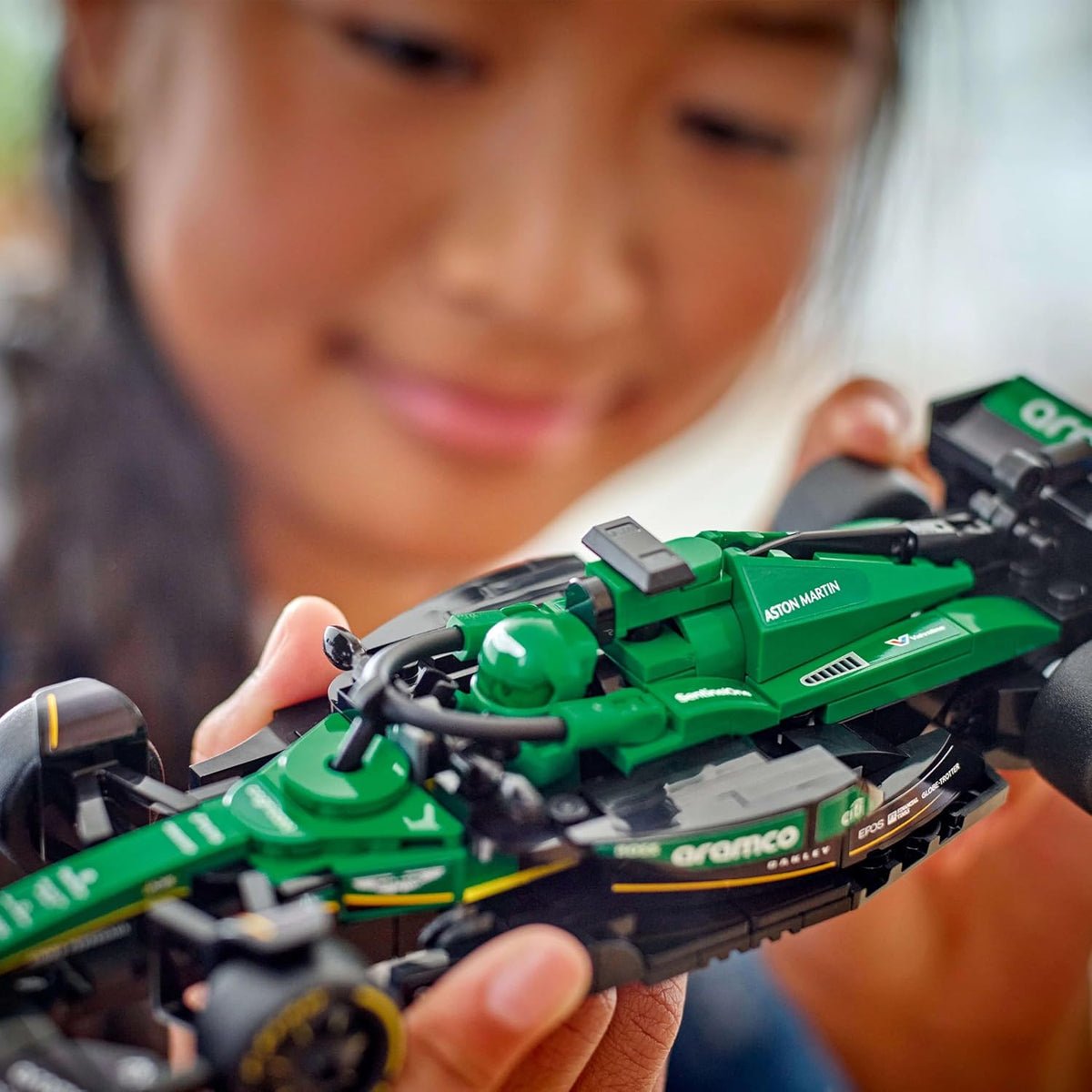 LEGO Speed Champions Aston Martin Aramco F1 AMR24 Race Car Building Kit For Ages 10+