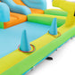 Inflatable Water Slide Bounce House for Kids, Luxury Heavy Duty Blow Up Water Park with Double Slides, Climbing Wall, Splash Pool and Sunshade Awning 735W Blower Included