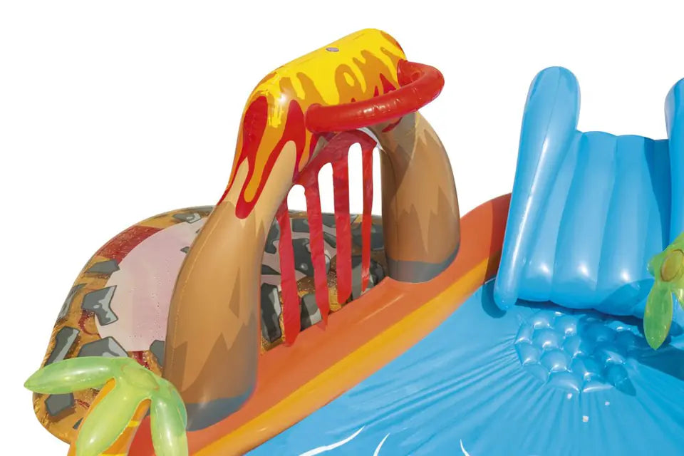 Bestway INFLATABLE POOL/ PLAYGROUND WITH SLIDE VOLCANO 735W Blower Included