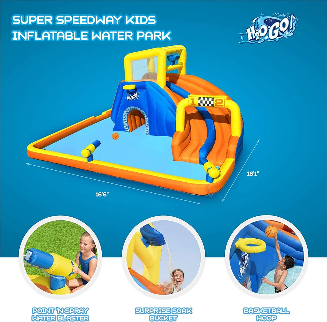 SUPER SPEEDWAY MEGA WATER PARK 735W Blower Included