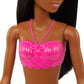 Barbie Dreamtopia Black Hair Mermaid Doll With Multi-Colored Purple Mermaid Tail for Kids Ages 3+