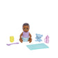 Barbie Skipper Babysitters Doll & Accessories Set with Two Tone Hair Skipper Doll with Baby Figure and 5 Accessories for Kids Ages 3+