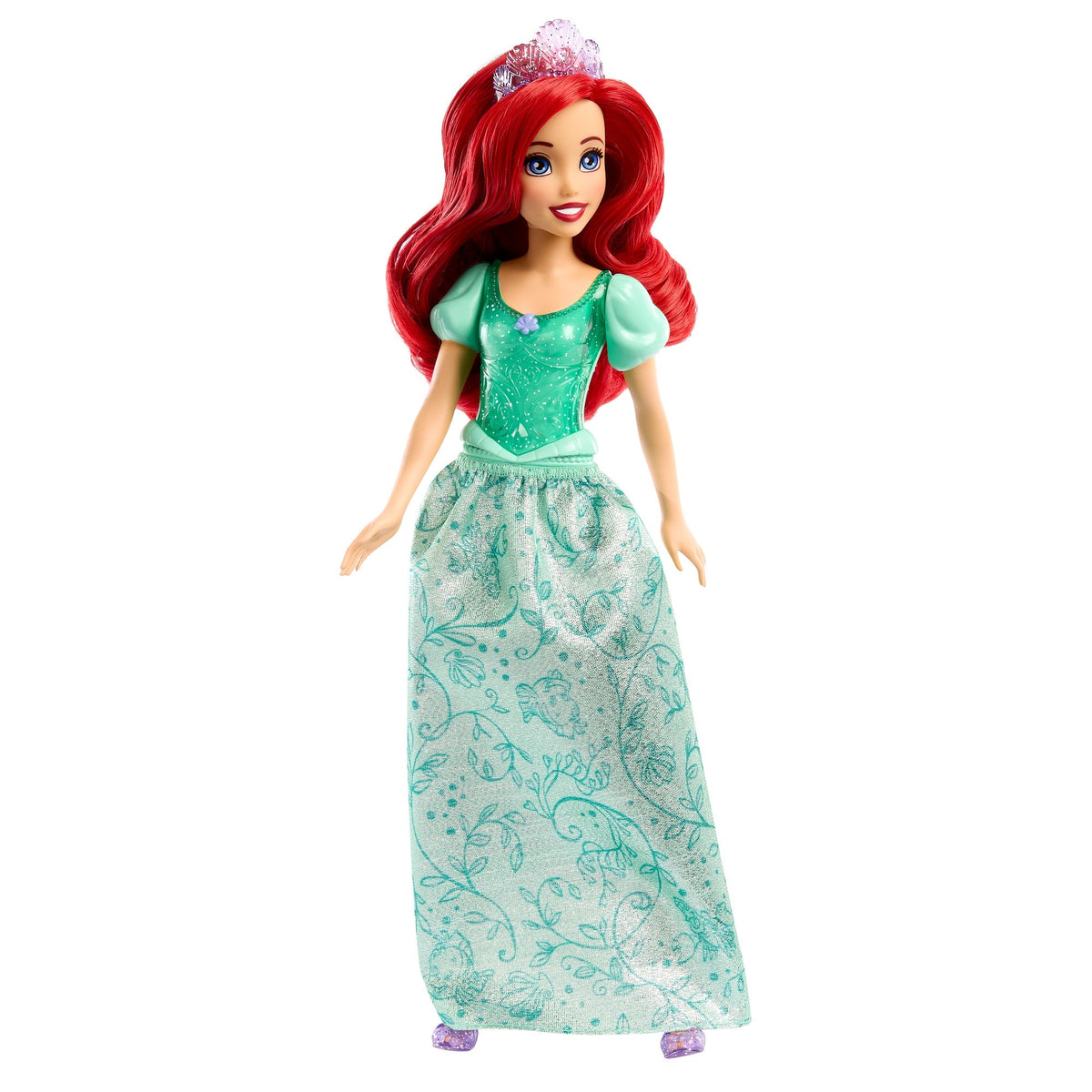 Disney Princess Ariel Posable Fashion Doll with Sparkling Clothing and Accessories for Kids Ages 3+