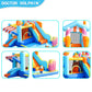 Candy House Inflatable Water Park for Kids with Slide, Pool & Water Cannon 735W Blower Included