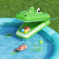 Bestway Crocodile Cove Kids Inflatable Water Play Center and Pool 735W Blower Included