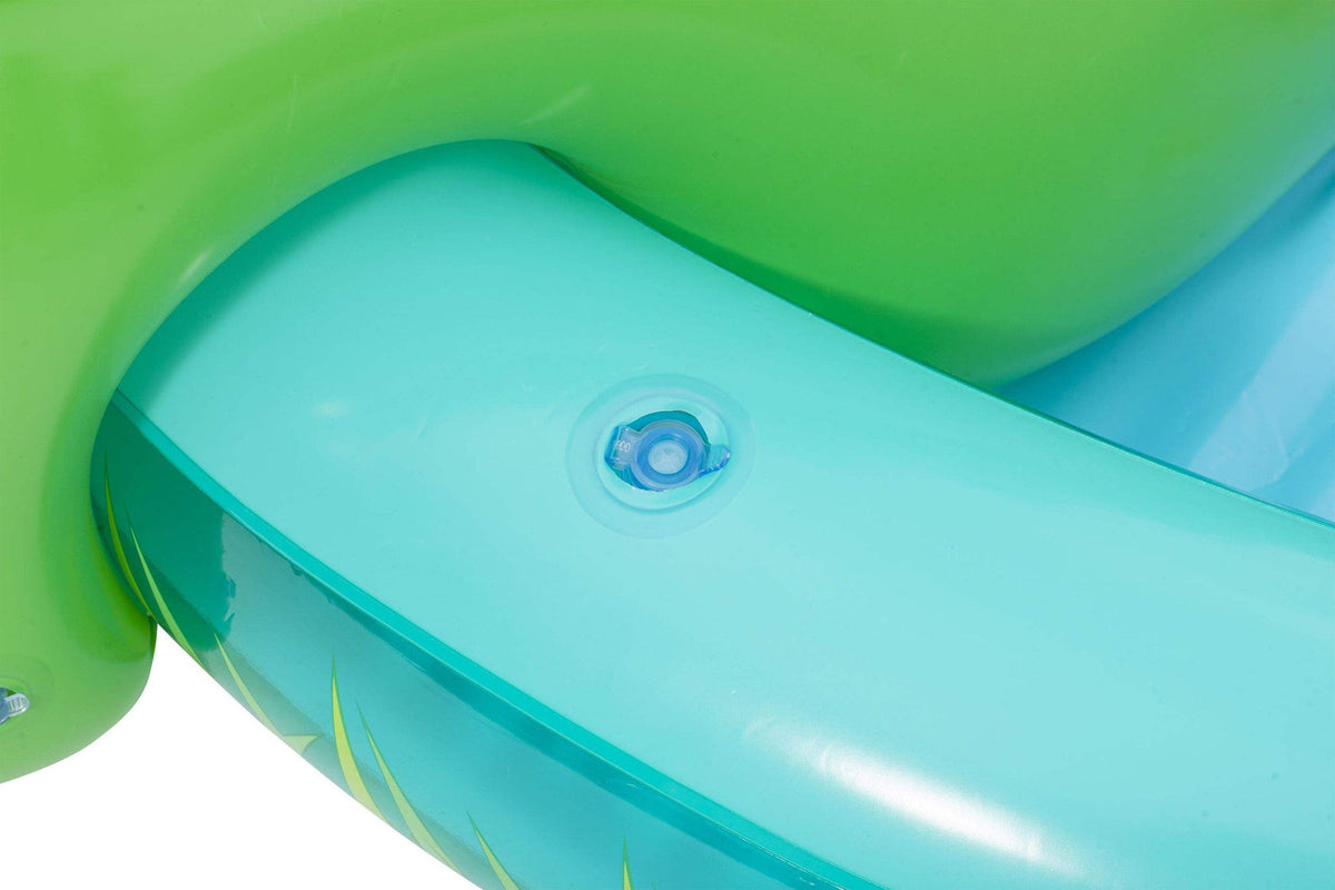Bestway Crocodile Cove Kids Inflatable Water Play Center and Pool 735W Blower Included