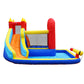 Inflatable Water Slide Bounce House, Slide Bouncer Castle Playhouse, 450W Air Blower for Kids Backyard Indoor Outdoor