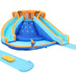 AirMyFun Kids Inflatable Pool Water Double Slide Park Jumping Castle 465X390CM 735W Blower Included