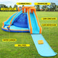 AirMyFun Kids Inflatable Pool Water Double Slide Park Jumping Castle 465X390CM 735W Blower Included
