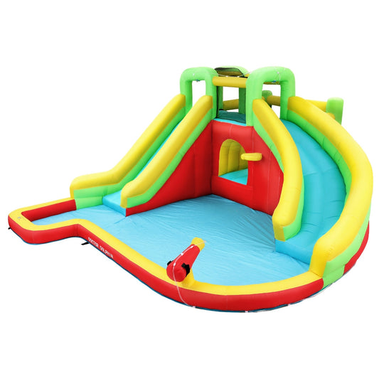 Doctor Dolphin Kids Inflatable Pool Water Slide Park Jumping Castle 575X445CM 735W Blower Included
