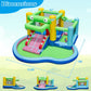 Inflatable Bounce House with Slide and Splash Pooland and 680W Blower Free