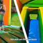 Inflatable Bounce House with Slide – Large 17'x13'x12', 100% PVC Commercial Grade for Big Kids & Adults 735W Blower Included