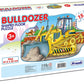 Frank Bulldozer Shaped Floor Puzzle - 15 Pieces