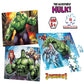 Frank Marvel Avengers - The Incredible Hulk! 3 in 1 Jigsaw Puzzles