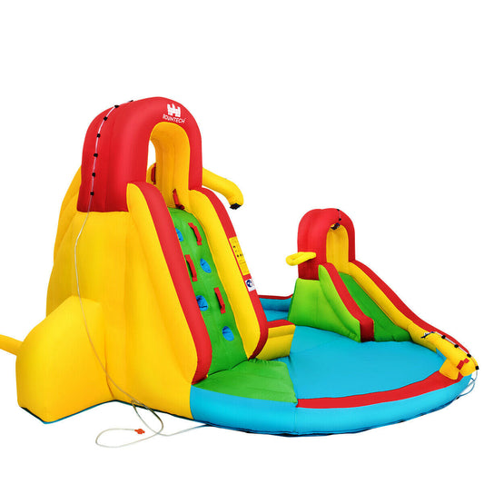 Kids Gift Inflatable Water Slide Bounce Park with 480 W Blower Free