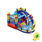 Inflatable Bounce Castle with Slide Climbing Wall and 450W Blower include
