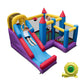 5-in-1 Inflatable Bounce House with 735W Blower and 50 Ocean Balls Free