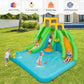 Kids Inflatable Water Park Bounce House with 480W Blower Free