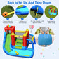 Inflatable Bounce House Splash Pool with Water Climb Slide Blower included Free