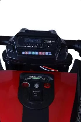 6688 3 Wheel Battery Operated Ride On Bike for Kids, 1 to 2.5 Years Bike Battery Operated Ride On  (Black)