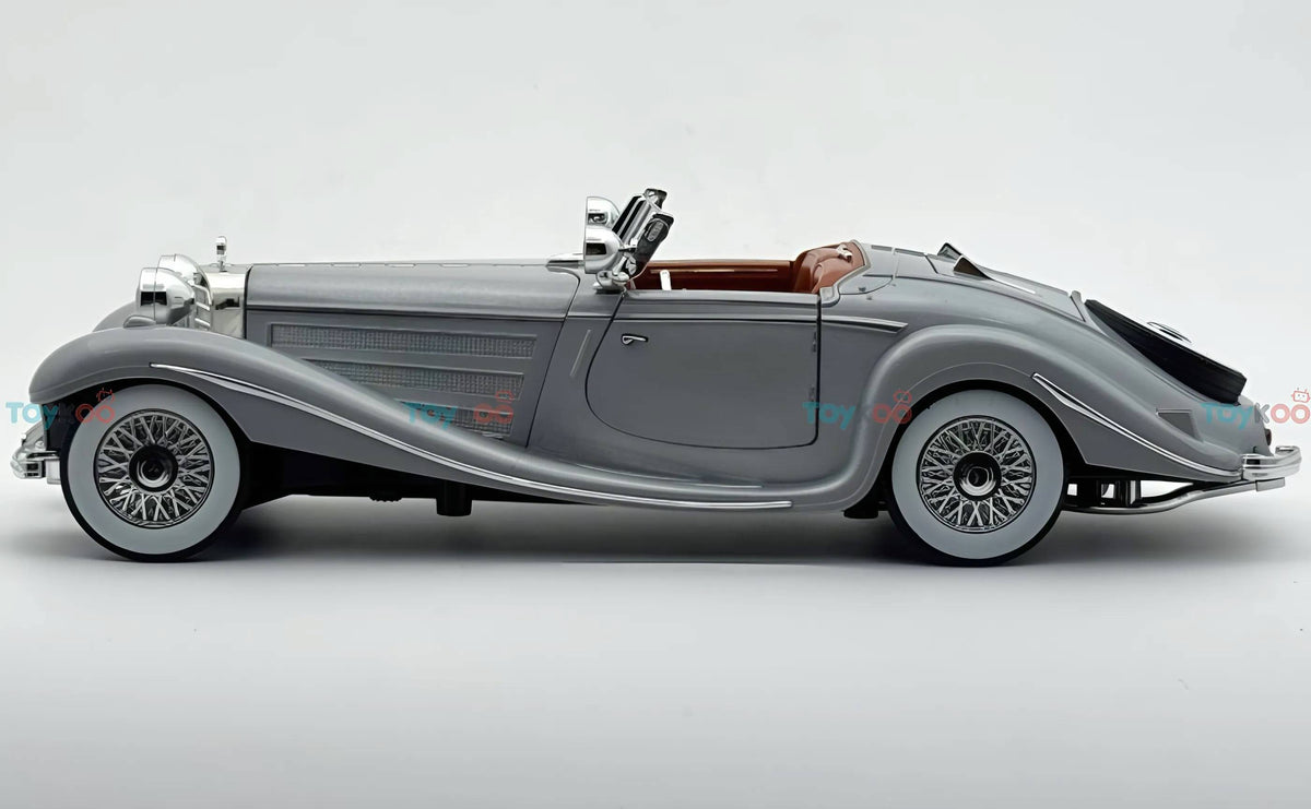 1936 Mercedes-Benz 500K 1:18 roadster  diecast scale model car - Big Size